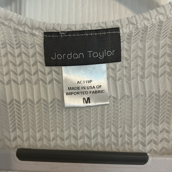 White V-Neck Bathing Suit Coverup See Through - Picture 4 of 5